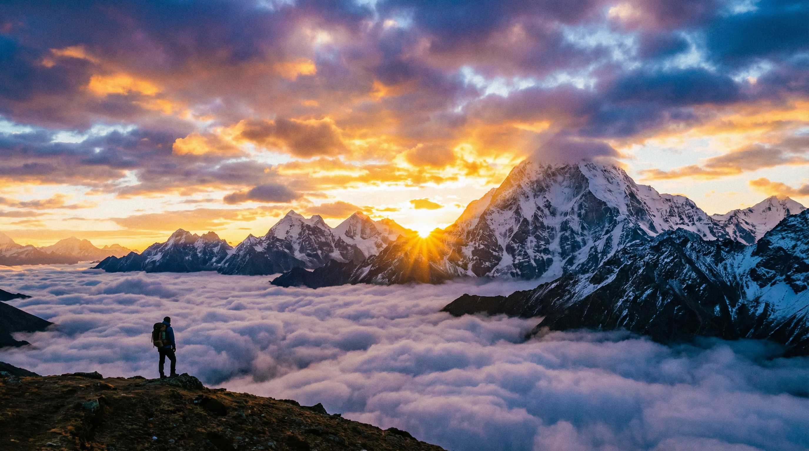 91热门视频 - 高山云海日出